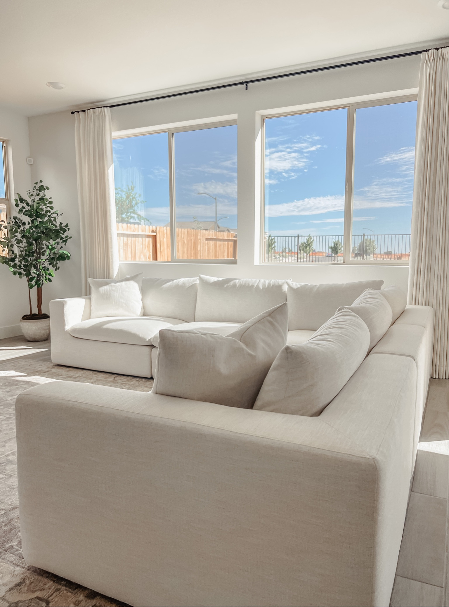Our Dawson sectional by Castlery is gorgeous! The cover is removable and machine washable. It’s extremely comfortable and I love the linen fabric.

#LTKhome