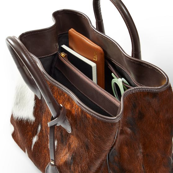 Elisabetta Hide Slouch Handbag | Mark and Graham