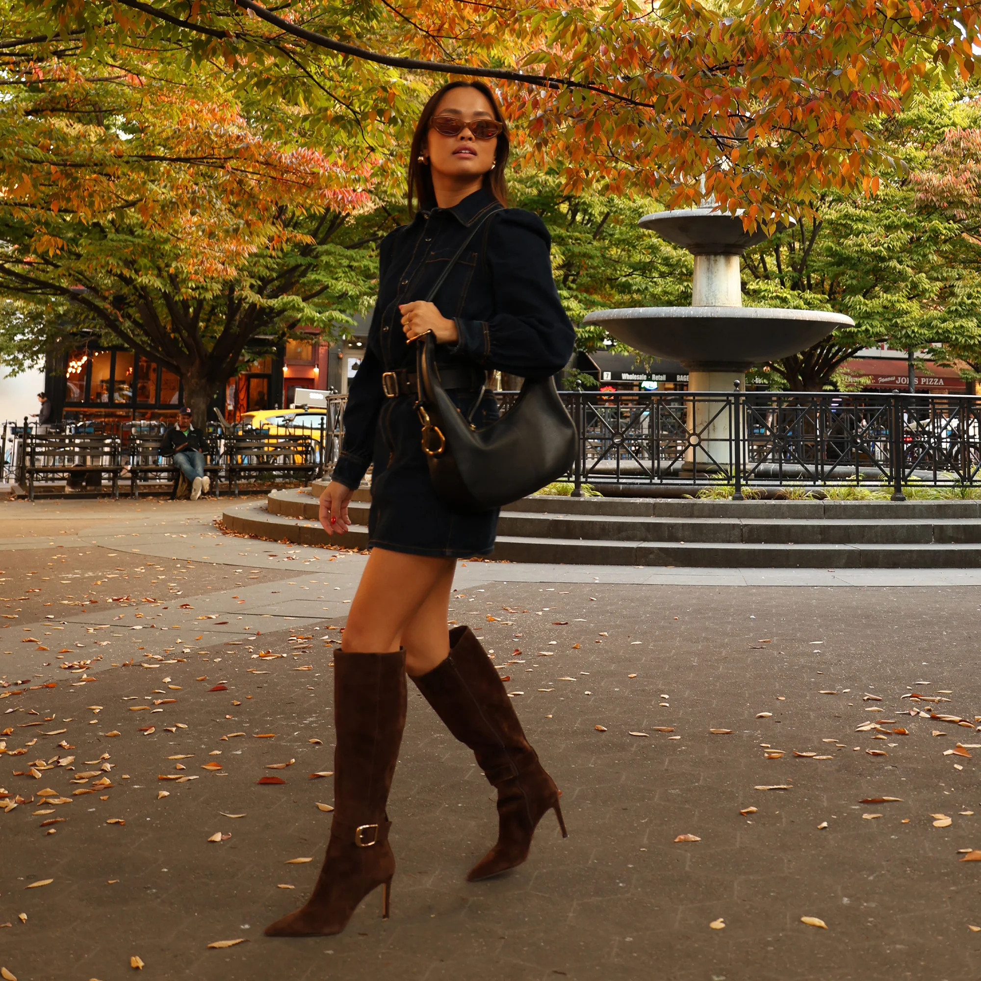KINZY BOOTS DK BROWN SUEDE | DolceVita.com