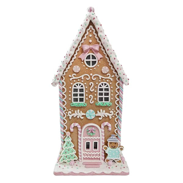 Mrs. Claus' Bakery LED Gingerbread Dough House Decor, 22" | At Home
