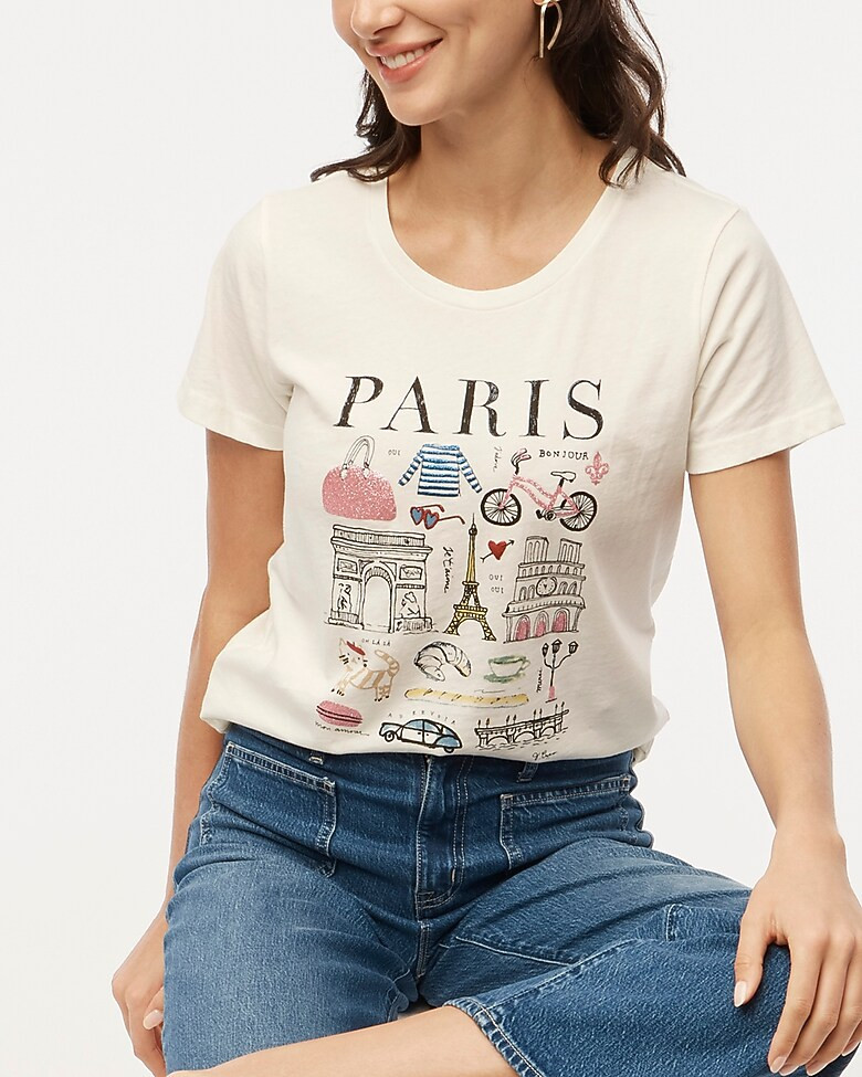 Paris graphic tee | J.Crew Factory