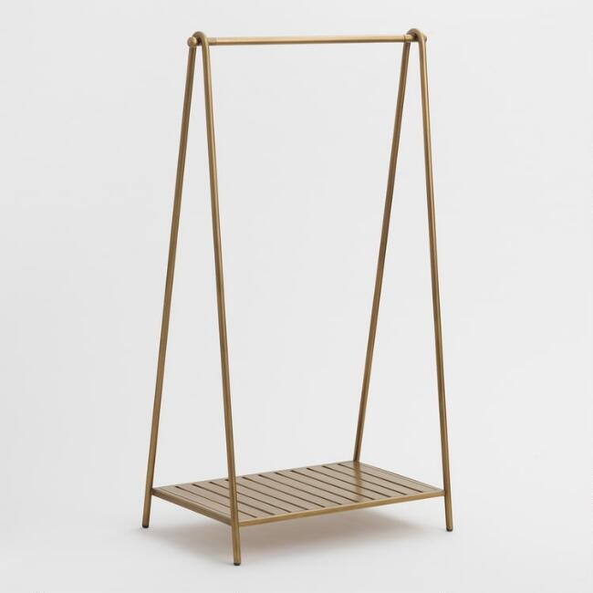 Gold Metal Clothing Rack | World Market