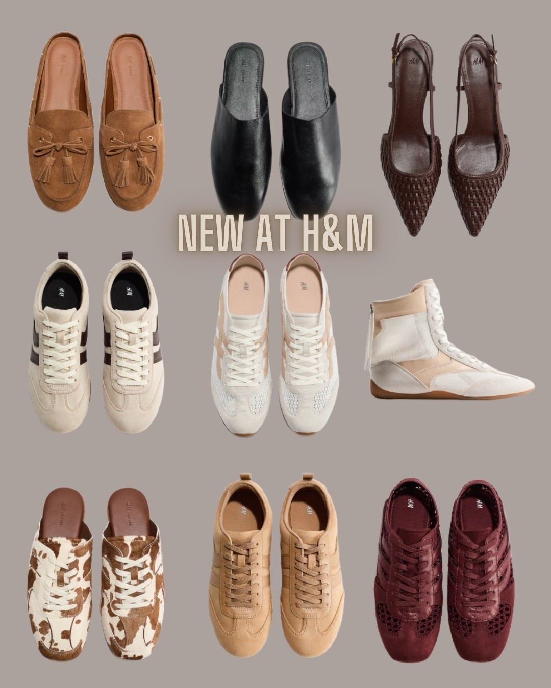 H&M fashion
Loafers
Sneakers
Spring shoes
