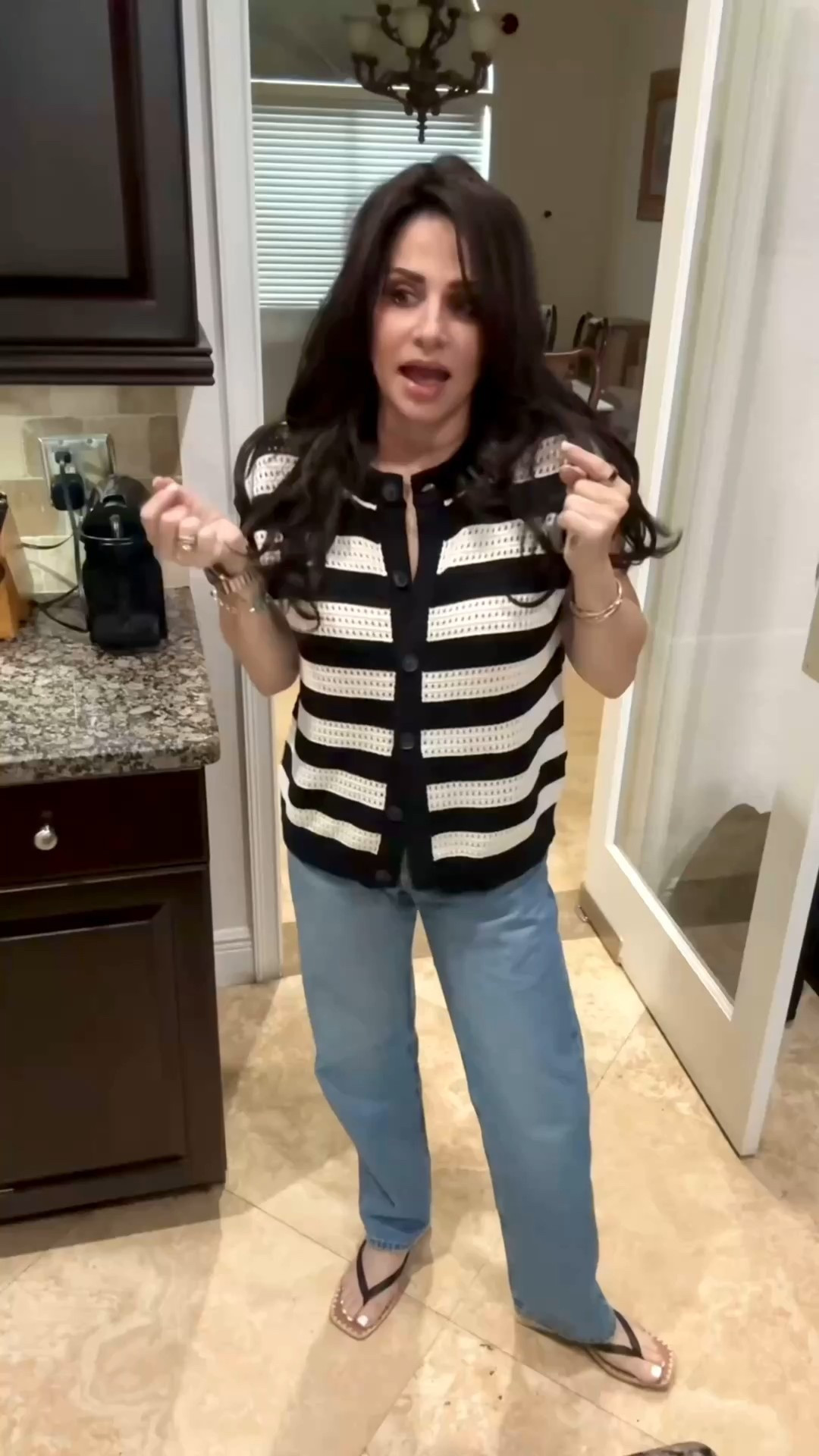 Loving this casual yet comfy & chic look . Cardi is a sm but I probably could of sized down . Jeans 25 . 

#LTKStyleTip #LTKOver40 #LTKFindsUnder50