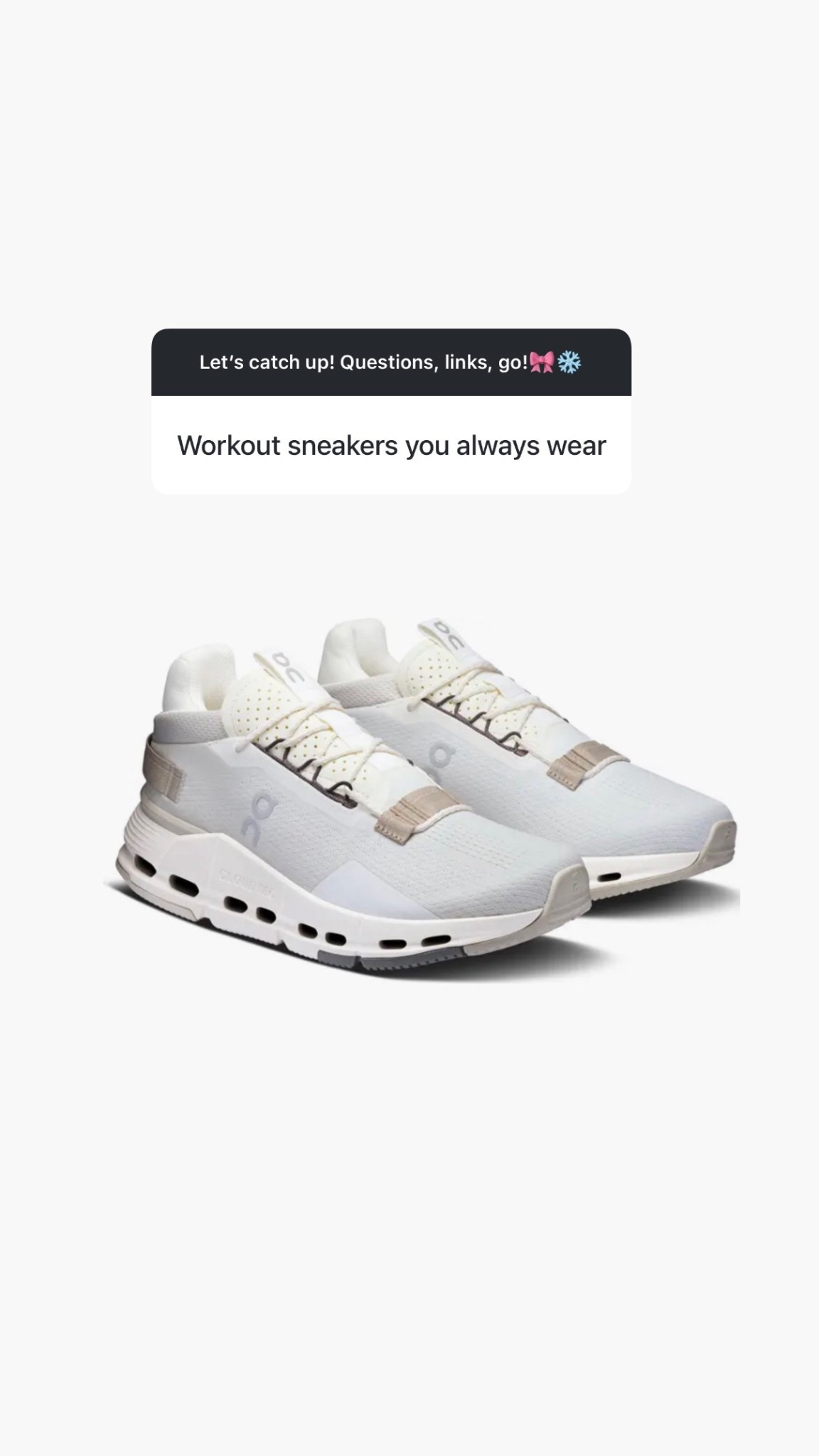 Favorite workout sneakers!


On cloud sneakers
Travel outfit
Athleisure
Comfortable sneakers


#LTKgrwm #LTKmomlife #LTKActive