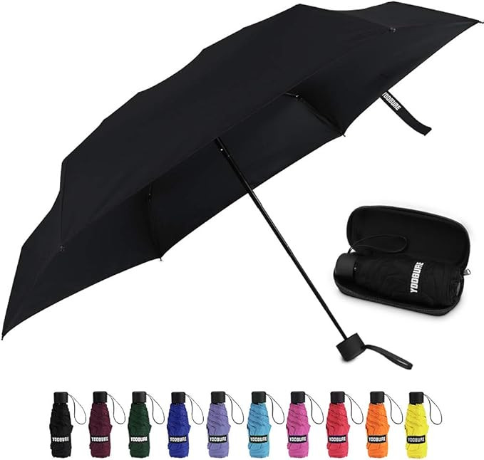 Yoobure Small Mini Umbrella with Case Light Compact Design Perfect for Travel Lightweight Portabl... | Amazon (US)
