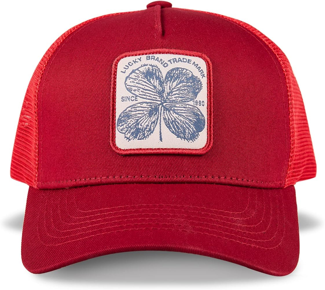 Lucky Brand Trucker Hat | Snapback | Adjustable | Mesh Back | Baseball Cap | Golf | Fishing | Ame... | Amazon (US)