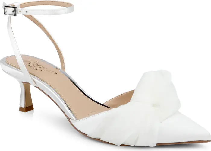 Favor Ankle Strap Pointed Toe Kitten Heel Pump (Women) | Nordstrom