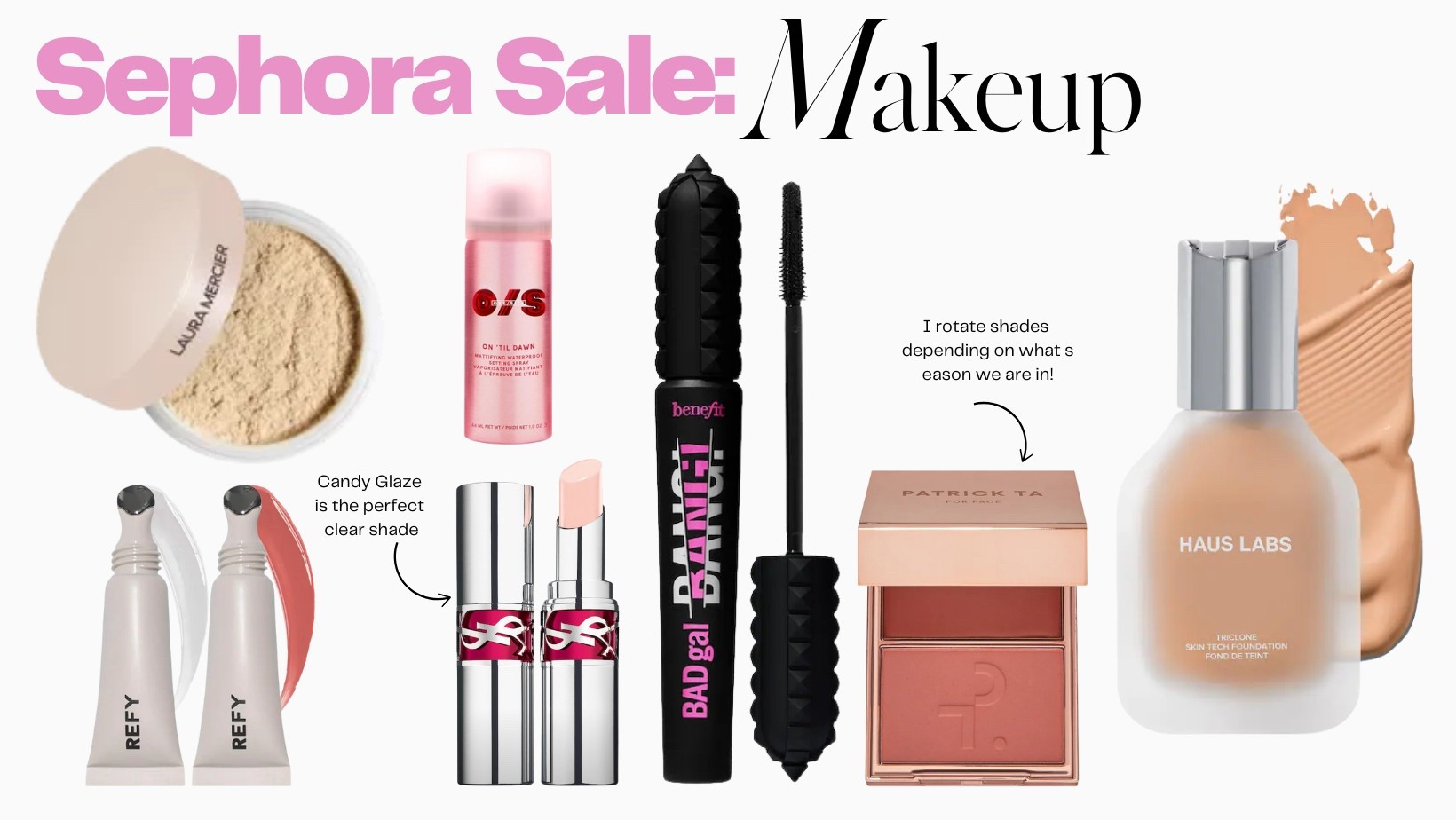 Sephora sale makeup picks 💄 

#LTKFindsUnder50 #LTKSaleAlert #LTKBeauty