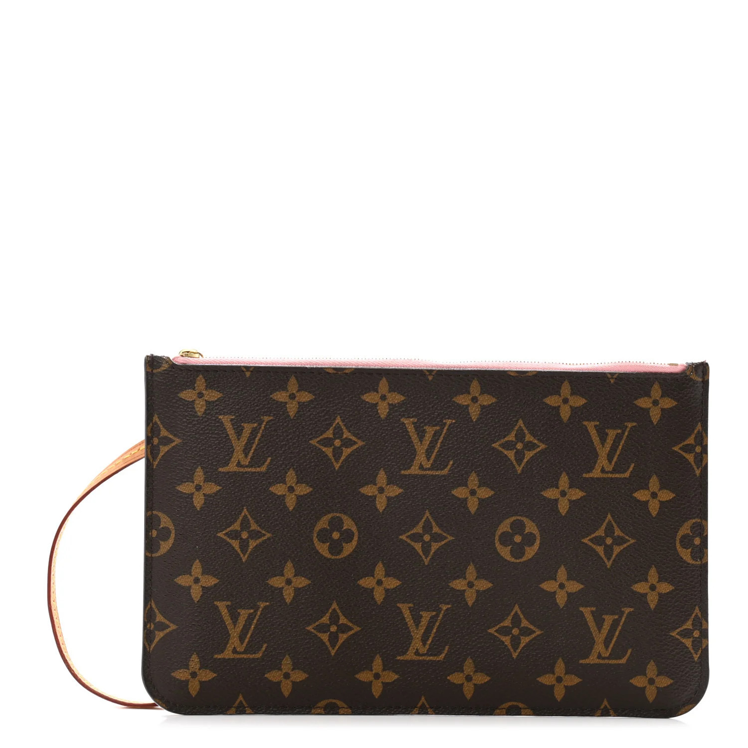 Louis Vuitton Monogram Neverfull MM GM Pochette Rose Ballerine 1711435 | FASHIONPHILE (US)