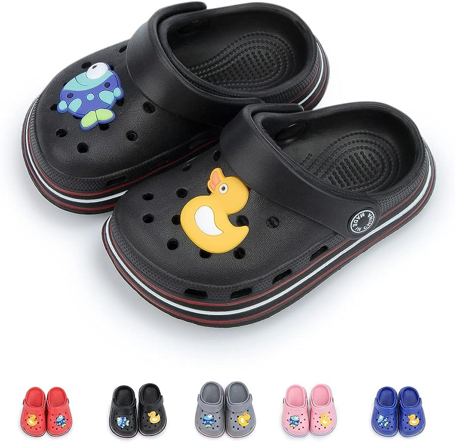 Casazoe Toddler Kids Boys Girls Cute Garden Water Clogs Sandals Slip On Shoes Slipper Slides Ligh... | Amazon (US)