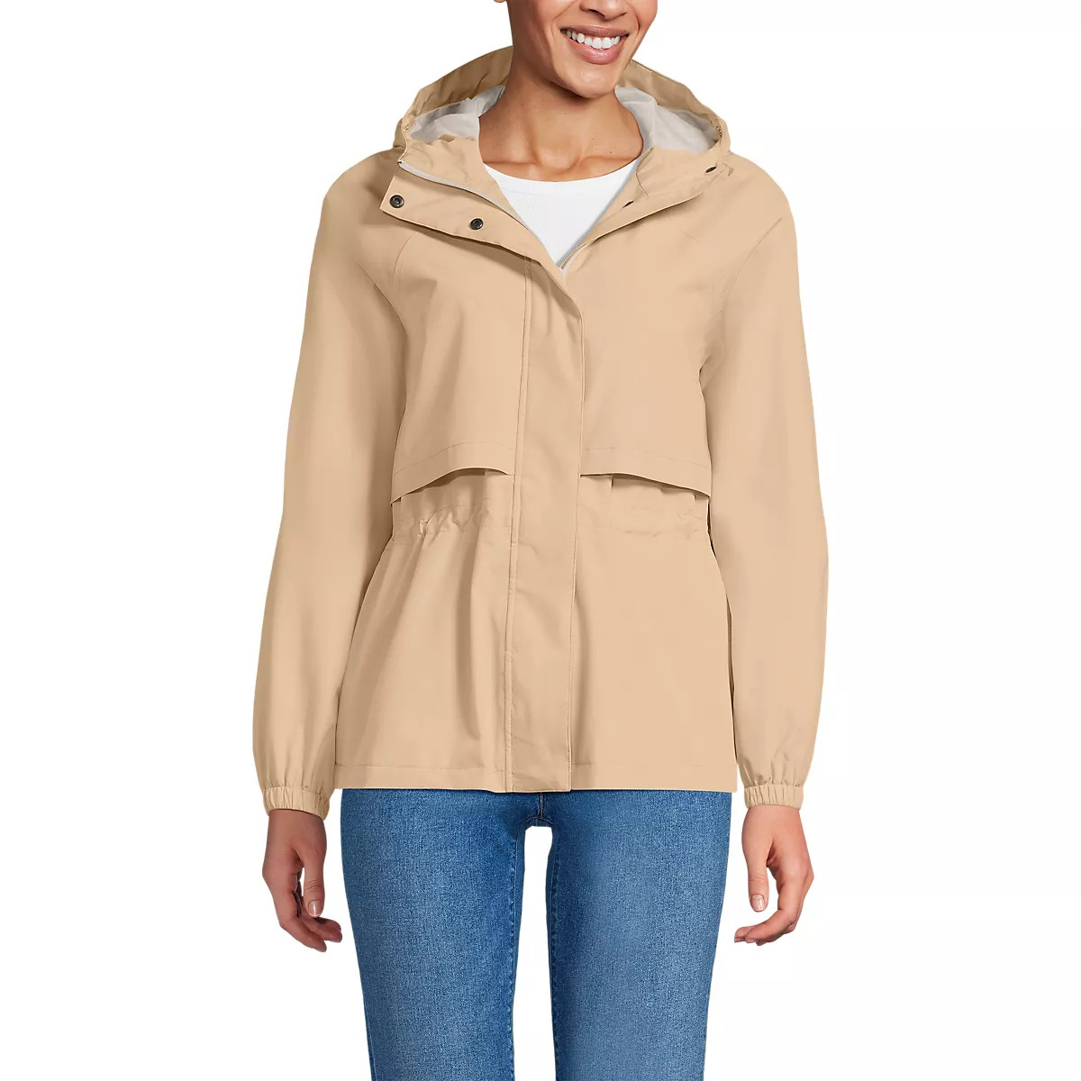Women's Squall Packable Rain Jacket | Lands' End (US)