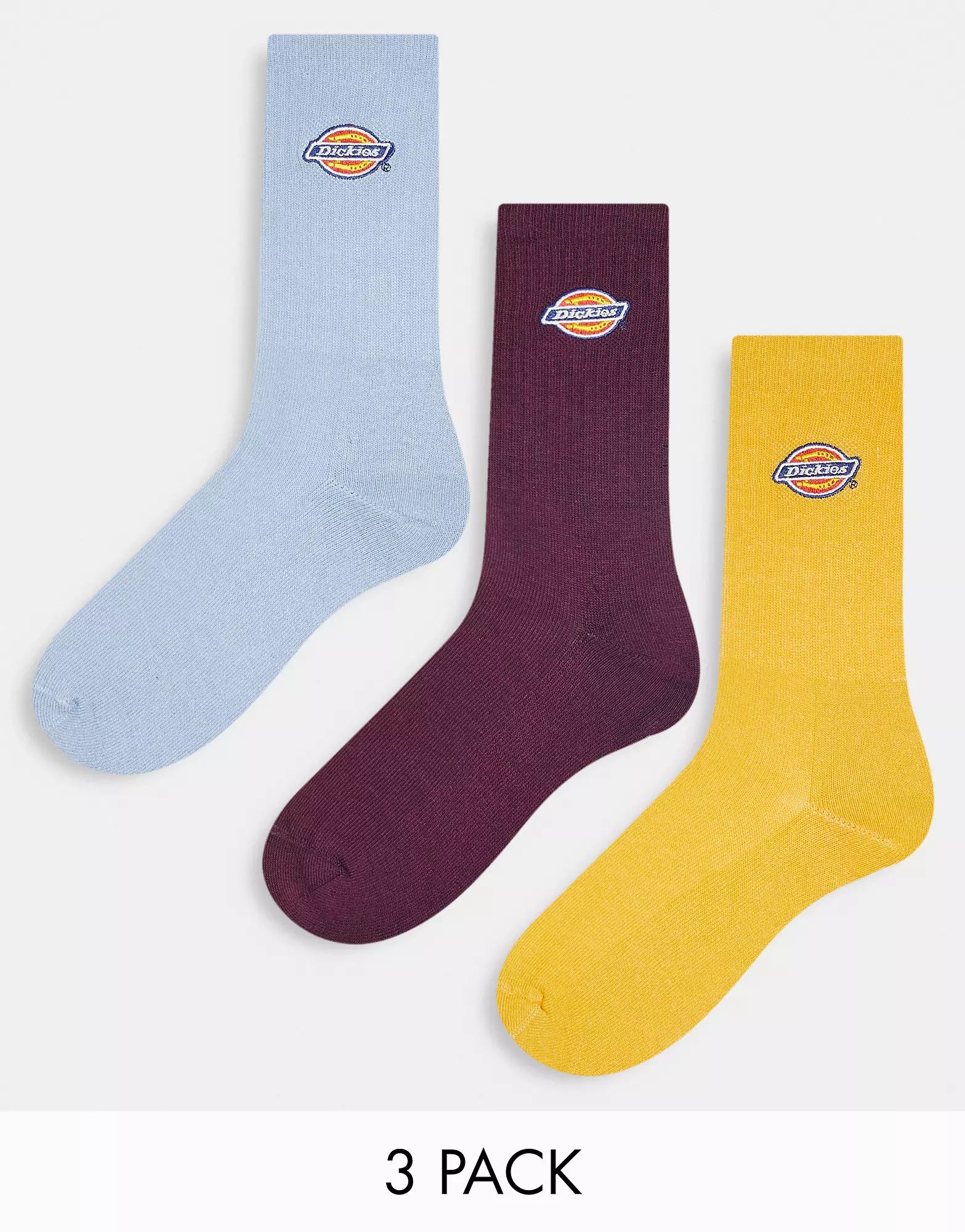 Dickies Valley Grove 3 pack socks in multi | ASOS (Global)