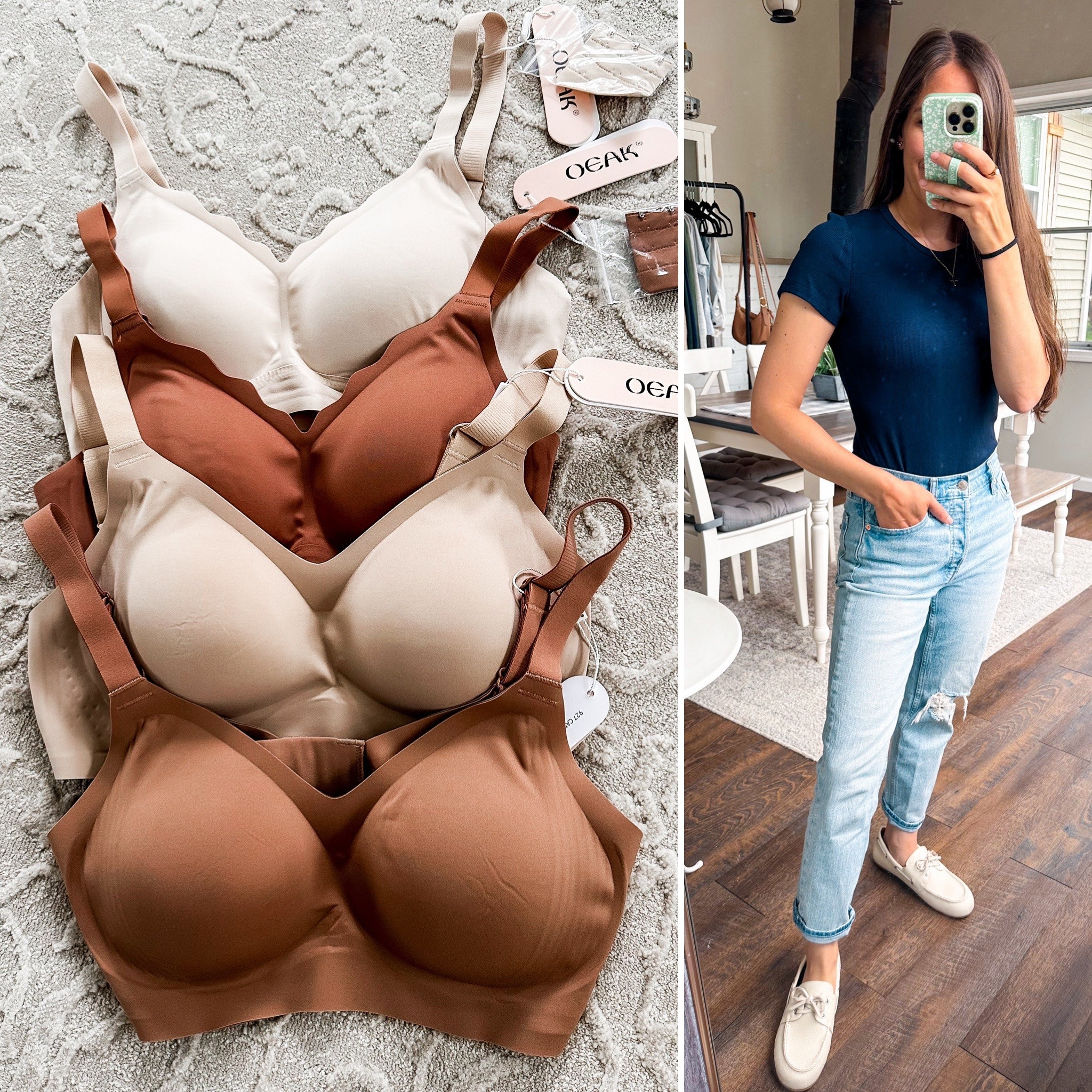 The softest bras! Stretchy seamless wireless and comfy! On sale! 33% off 

#LTKStyleTip #LTKFindsUnder50 #LTKFindsUnder100