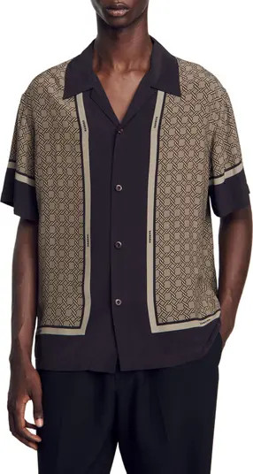 Short-sleeved patterned shirt | Nordstrom