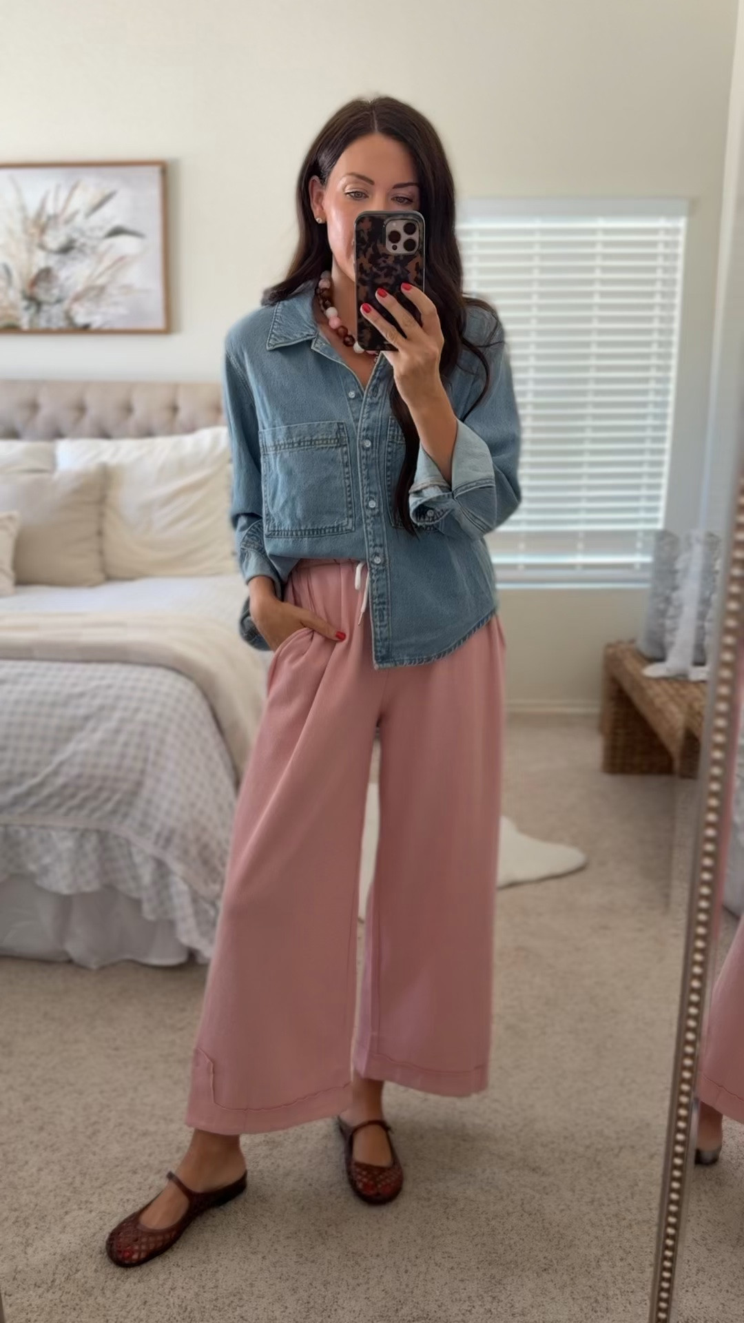 Medium denim top
Small Amazon pull on pants-ON SALE
Jelly slides run tts

#LTKgrwm #LTKootd #LTKSaleAlert