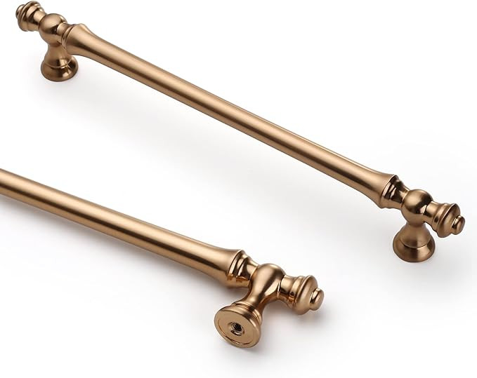 Asidrama 6 Pack 7.5 Inch(192mm) Champagne Bronze Kitchen Cabinet Handles,Brushed Brass Cabinet Pu... | Amazon (US)