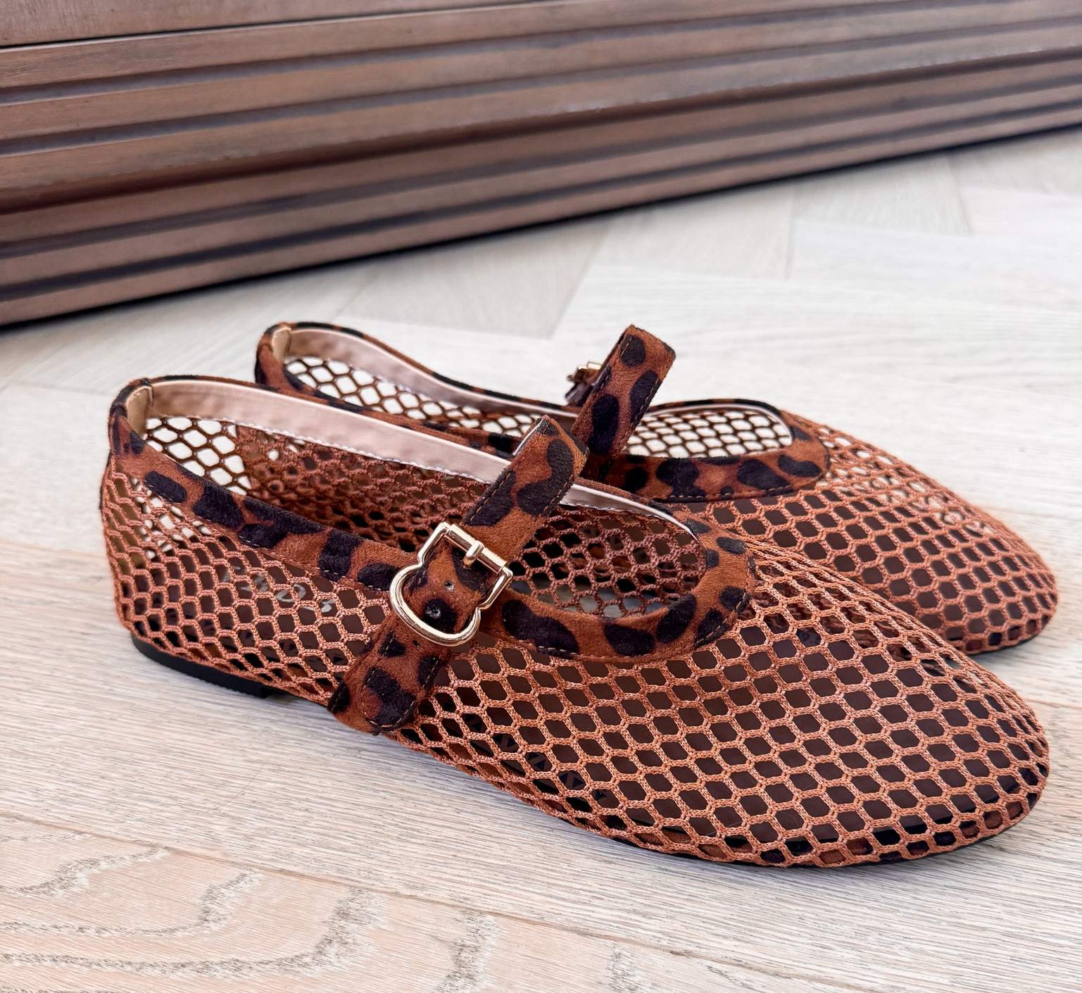 Leopard mesh flats. True to size 

#LTKFindsUnder100 #LTKFindsUnder50 #LTKShoeCrush