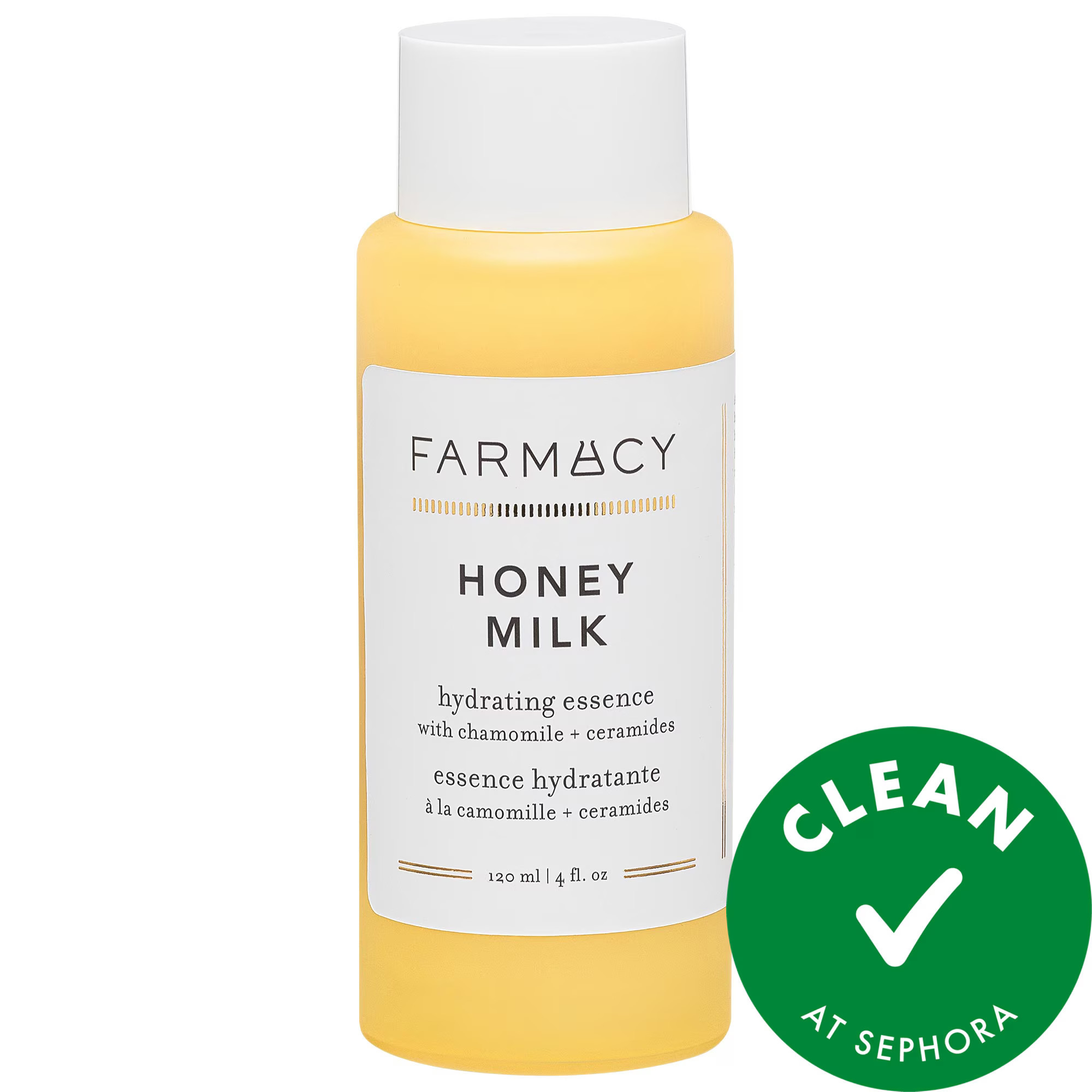 Farmacy Honey Milk Hydrating Essence with Chamomile + Ceramides 4 oz / 120 mL | Sephora (US)