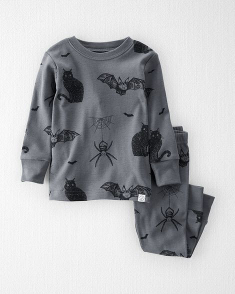 Baby Organic Cotton Pajamas in Spooky Creatures Print | Carter's Inc