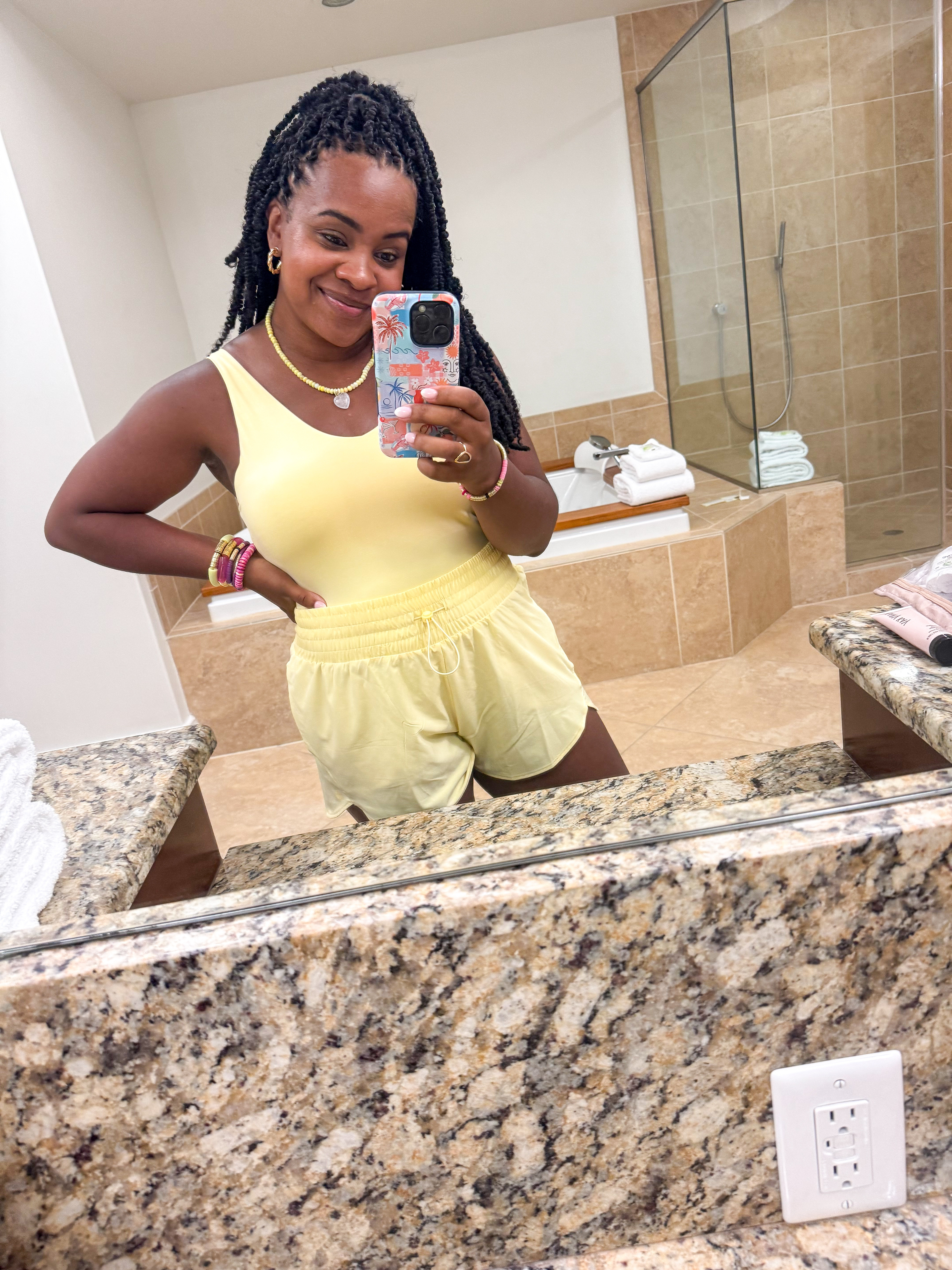 The cutest shorts now on sale at Target for $17.50!💛 

 #LTKootd #LTKActive #LTKSaleAlert