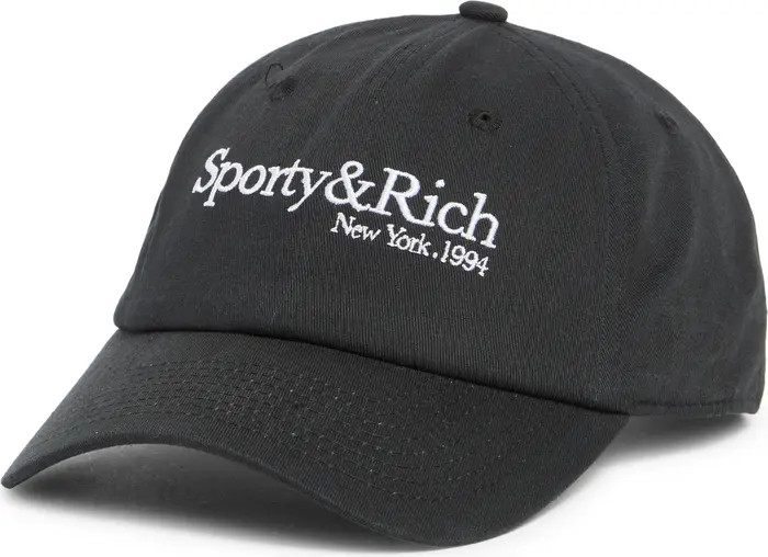 Sporty & Rich HWCNY Embroidered Baseball Cap | Nordstrom | Nordstrom