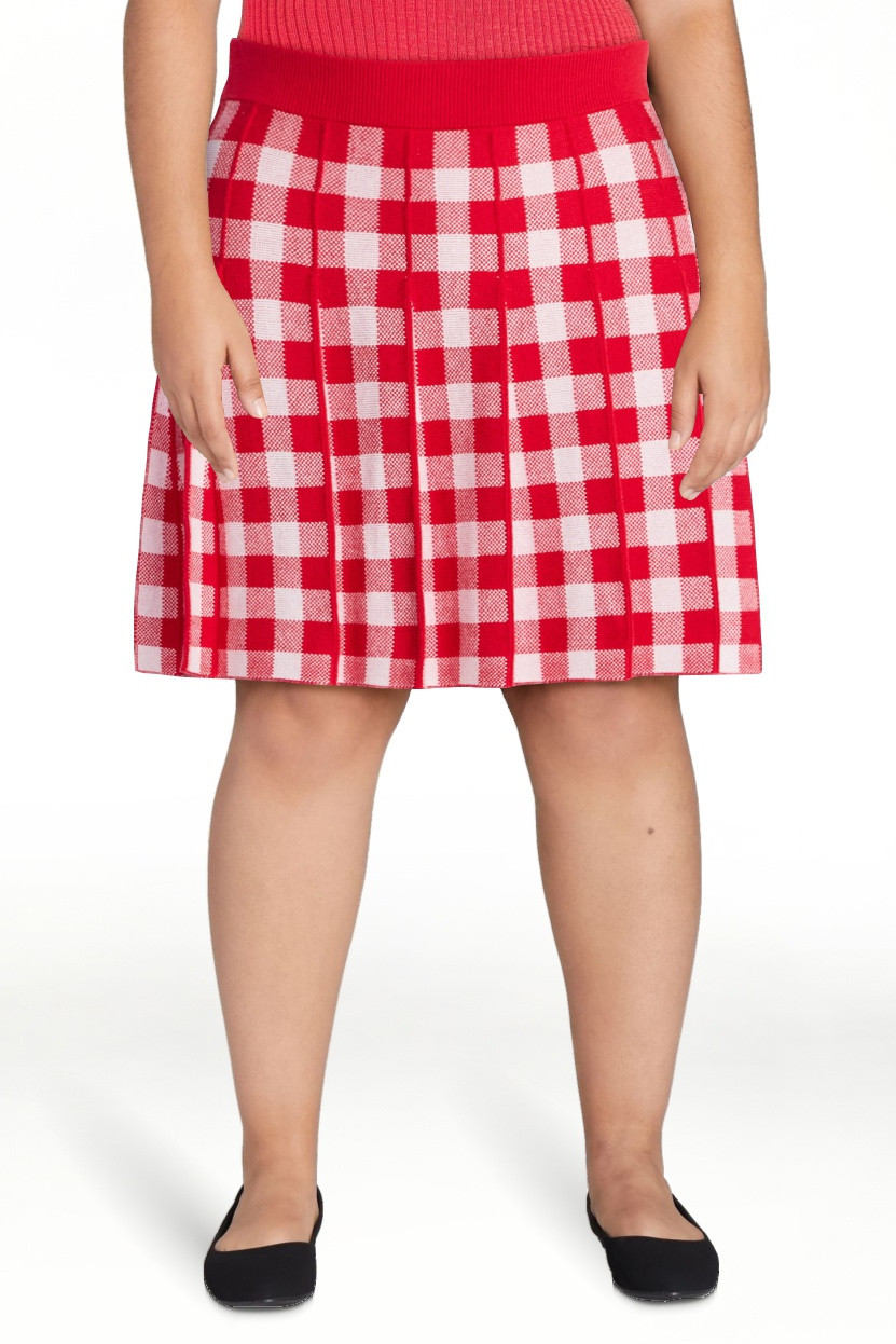 Free Assembly Women's Pleated Mini Sweater Skirt, Sizes XS-XXL | Walmart (US)