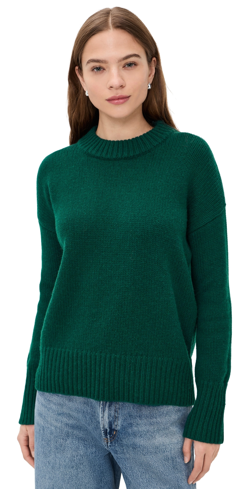 La Ligne Solid Marin Sweater Forest XS | Shopbop