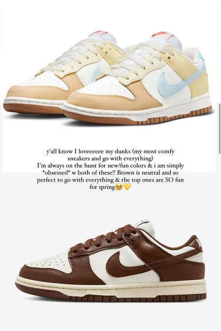 My fav casual sneakers in new colors! Neutrals and fun pops of color! I do my true size 10.5 and they are super comfy for my wide foot!

#LTKshoecrush #LTKstyletip