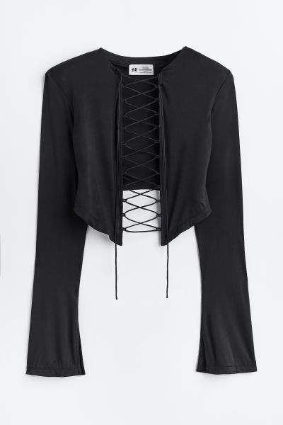 Laced-detail Top | H&M (US + CA)