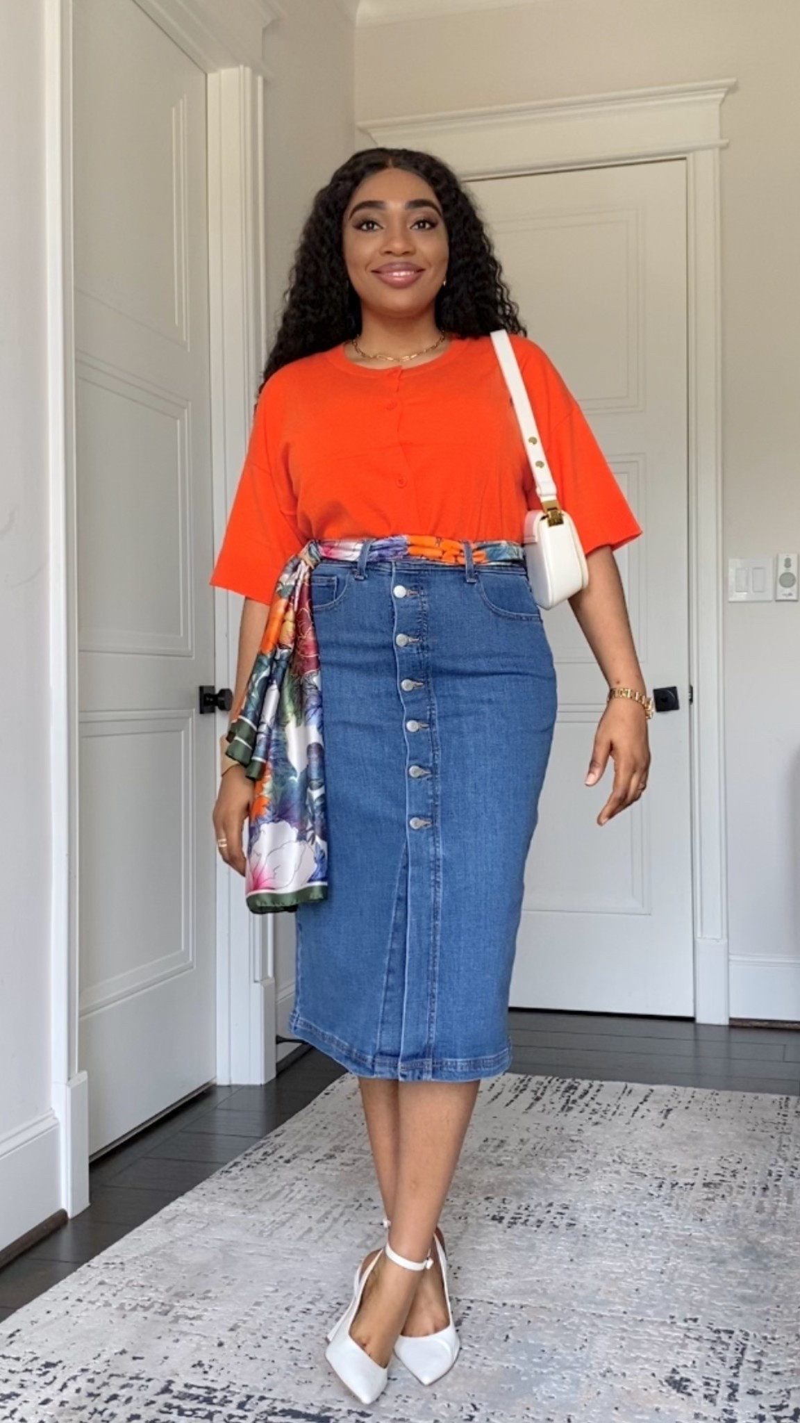 Denim skirt