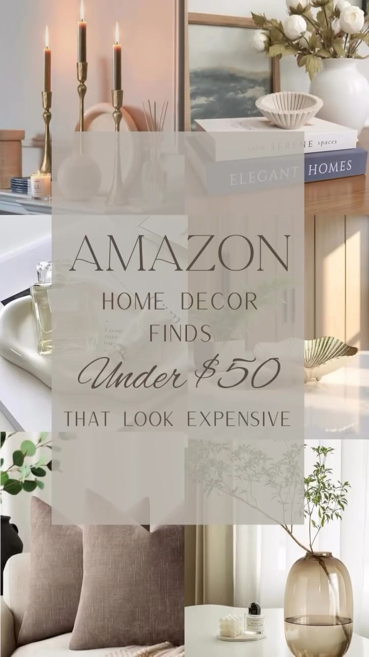 Amazon decor under $50 that looks high-end 🤍✨
If you love a modern organic, designer look, these affordable finds are some of my favorites. Think neutral tones, beautiful textures, and simple pieces that instantly elevate your space without the luxury price tag.
It’s all about choosing decor that feels timeless, warm, and curated—even on a budget. Small swaps, big impact.

#amazonhomefinds #amazondecor #luxeforless #affordabledecor #neutralhome ✨

#LTKHome