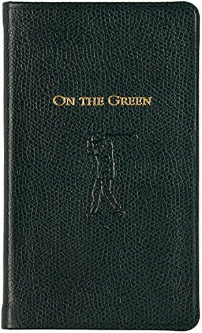 On The Green, Golf Score Book, Genuine Calfskin Leather (Green, 3" x 5") | Amazon (US)