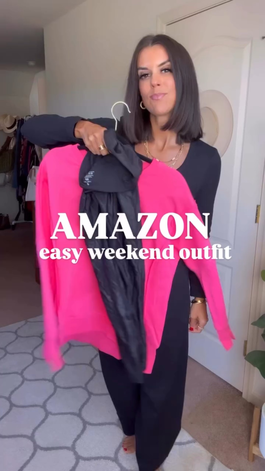 comment EASY + I’ll send it your way!! Easy + comfy weekend outfit, all from Amazon! 

everything in my bio, and also here 👇🏼
https://amzlink.to/az0FoWAM7mSrY