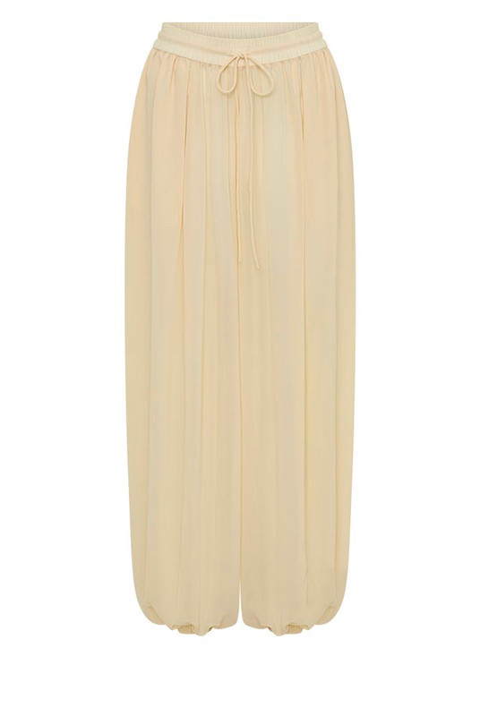 Genie Sheer Pant in Cream | Bohemian Traders