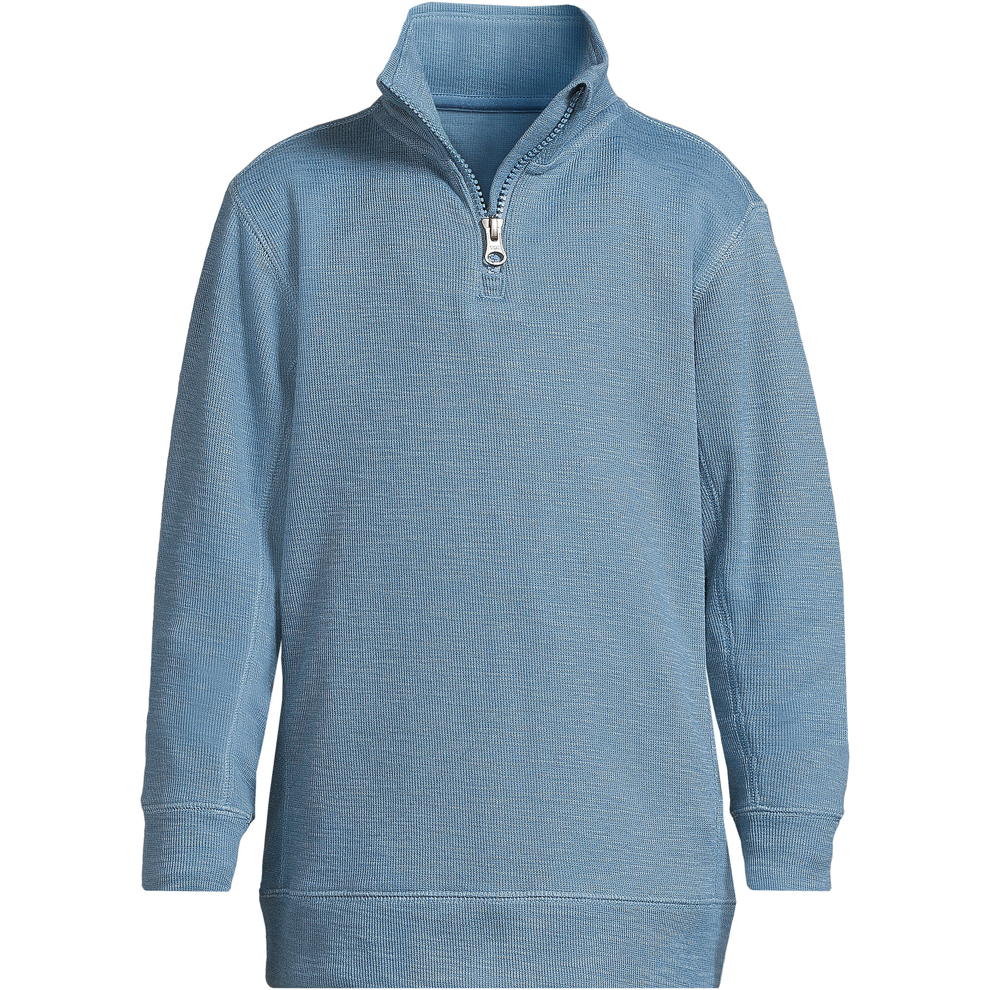 Boys Bedford Quarter Zip Pullover Sweater | Lands' End (US)