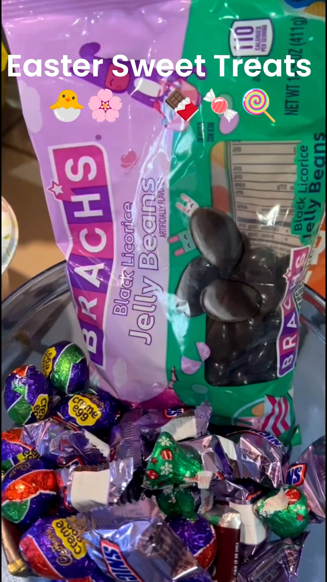 Here are some of the sweet chocolate 🍫 treats and other sweet treats we had for Easter 🐣 We had Licorice Jellybeans 🫘, Cadbury Creme Eggs 🪺, Baby Snickers, and Cute Lindt Baby Chocolate Bunnies 🐰 

#LTKHome #LTKSeasonal #LTKfoodie