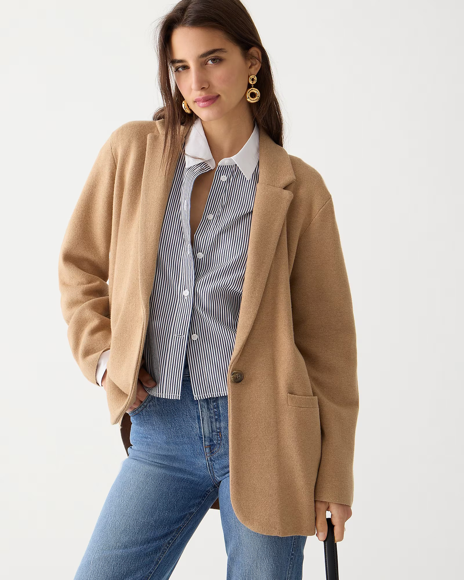 Cecile relaxed sweater-blazer | J. Crew US