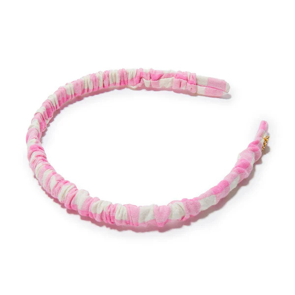 PINK LEMONADE JESSIE CHECKERED HEADBAND | LELE SADOUGHI