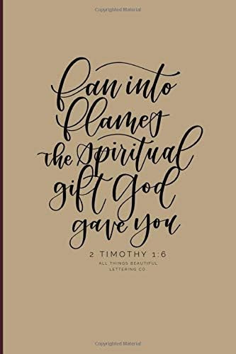 All Things Beautiful Lettering Co. Creative Journal (Fan Into Flame Journal) | Amazon (US)