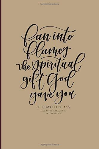 All Things Beautiful Lettering Co. Creative Journal (Fan Into Flame Journal) | Amazon (US)