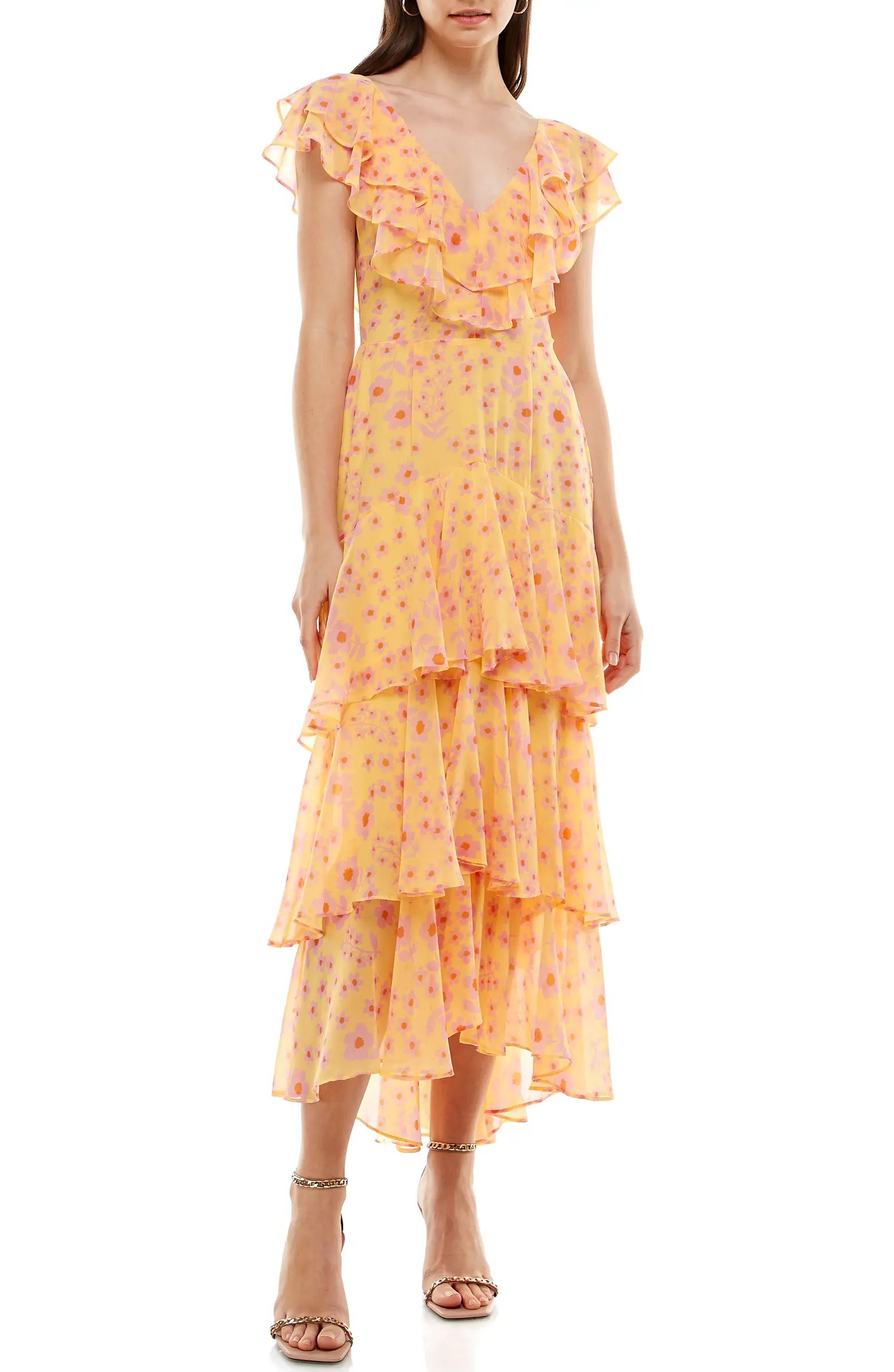 WAYF Chelsea Tiered Ruffle Maxi Dress | Nordstrom | Nordstrom