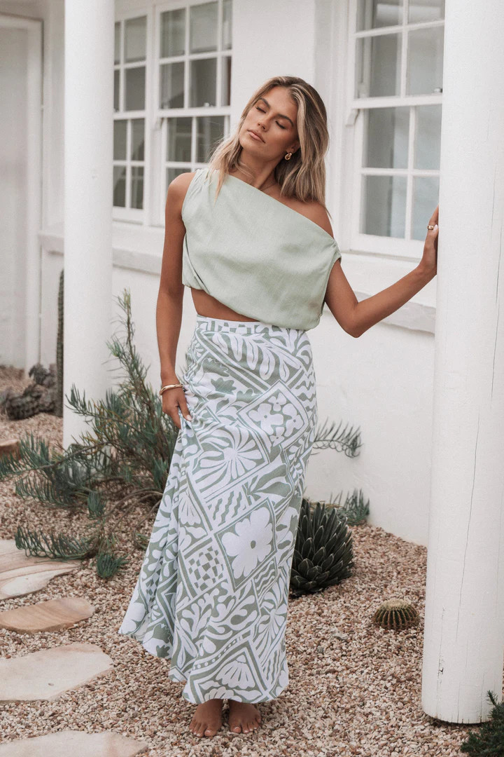 Zara Top - Sage Green | Petal & Pup (US)