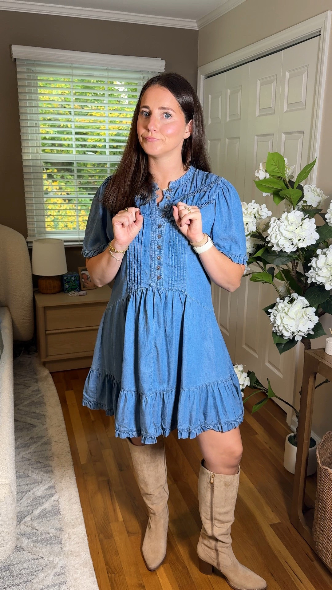 How cute is this dress?! It’s on sale for $12 rn! I’m wearing size small

#LTKSaleAlert #LTKootd