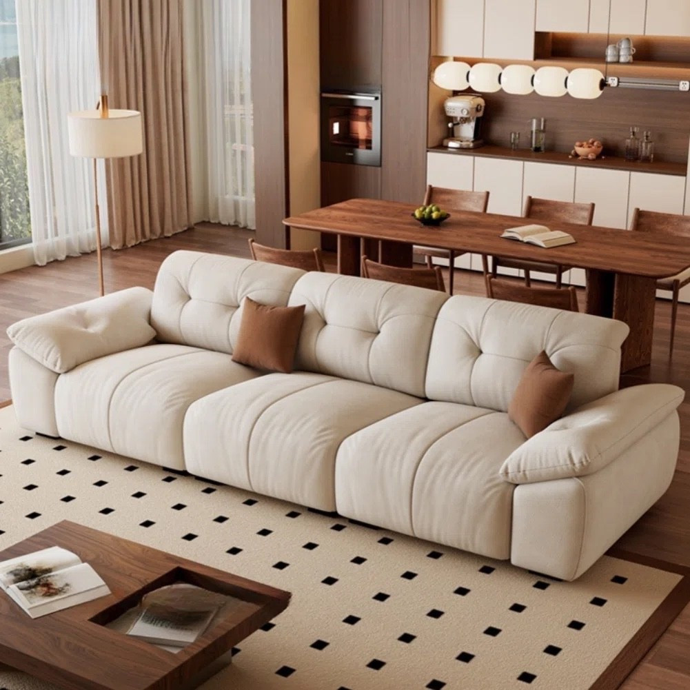 This round wood coffee table adds such a warm and simple touch to the space. Its clean tapered legs and natural finish make it an easy fit for modern, Scandinavian, or minimal living rooms. I also love how it pairs with the neutral sofa, the textured area rug, and the small side table in the back for a cohesive, relaxed look.

#LTKCyberWeek #LTKSaleAlert #LTKHome