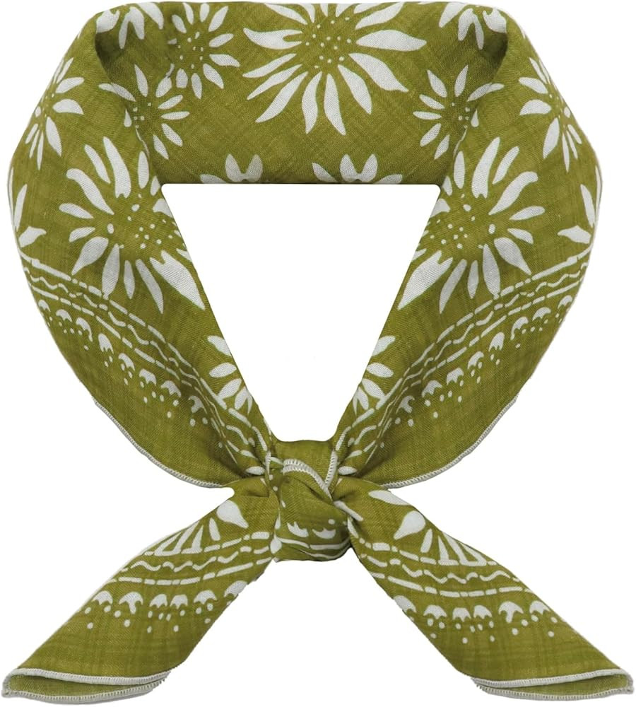 Floral Bandanas For Women, 22" X 22" Cotton Womens Head Scarf Girls Headscarf for Party Prom Date... | Amazon (US)