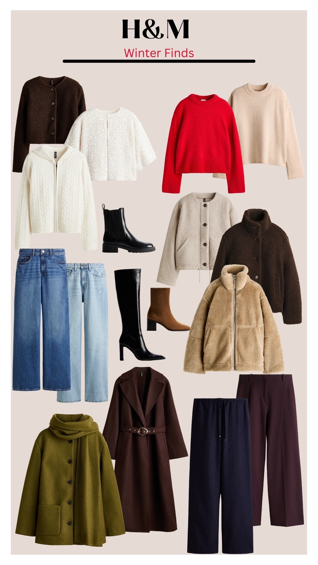 Winter ❄️ finds @ H&M that will keep you warm! 

#LTKWorkwear #LTKSeasonal #LTKHoliday