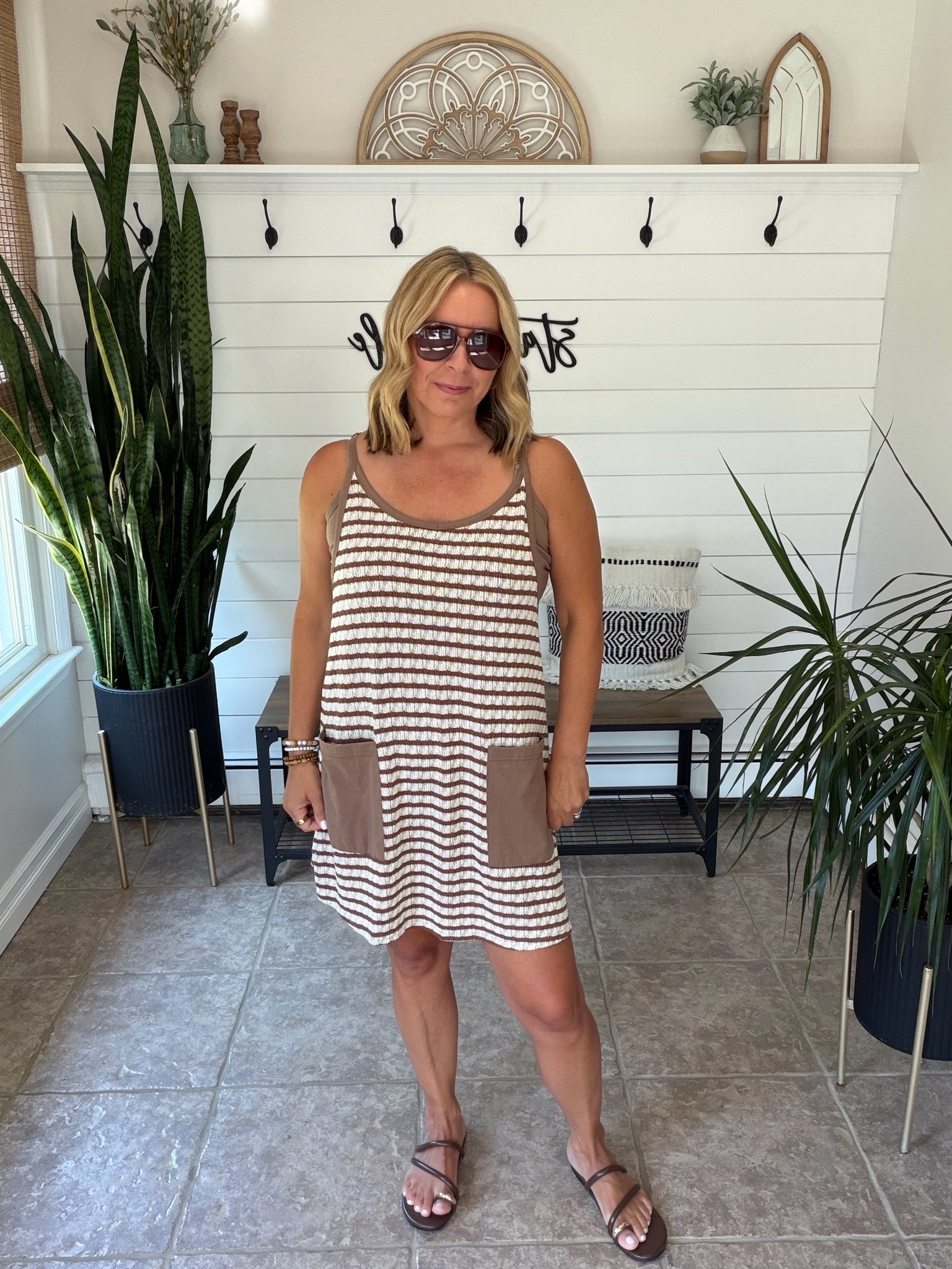 Easy summer outfit with built in shorts I’m wearing a medium

#LTKOver40 #LTKPetite #LTKmomlife
