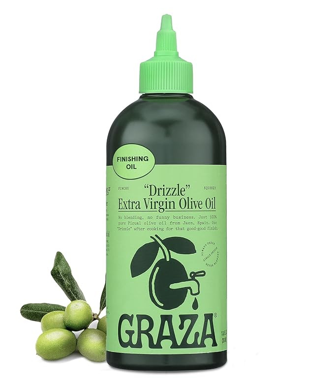 Graza Drizzle Extra Virgin Olive Oil, Finishing Oil - High Polyphenol Early Harvest EVOO Finishin... | Amazon (US)