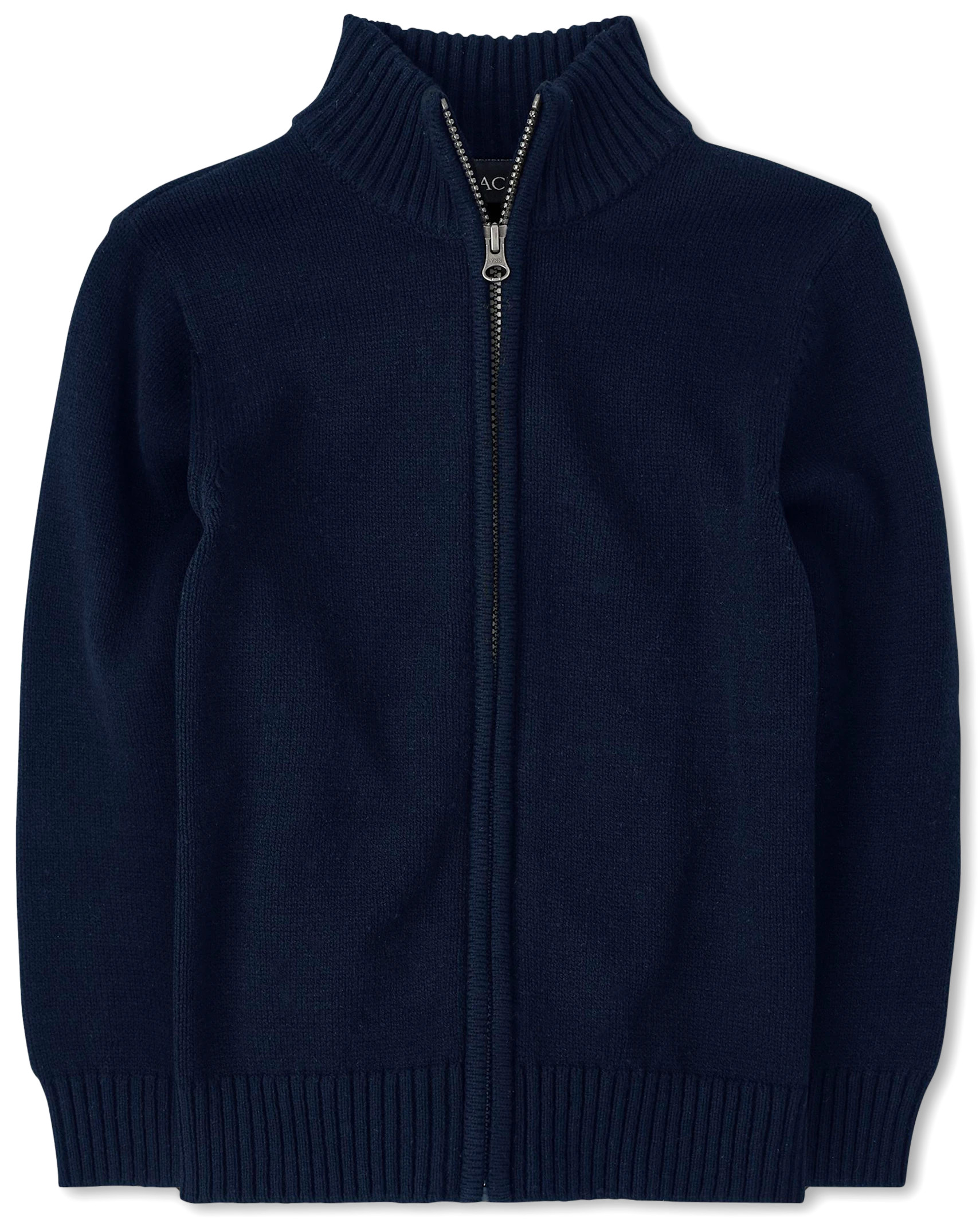 Boys Uniform Zip Up Sweater - tidal | The Children's Place
